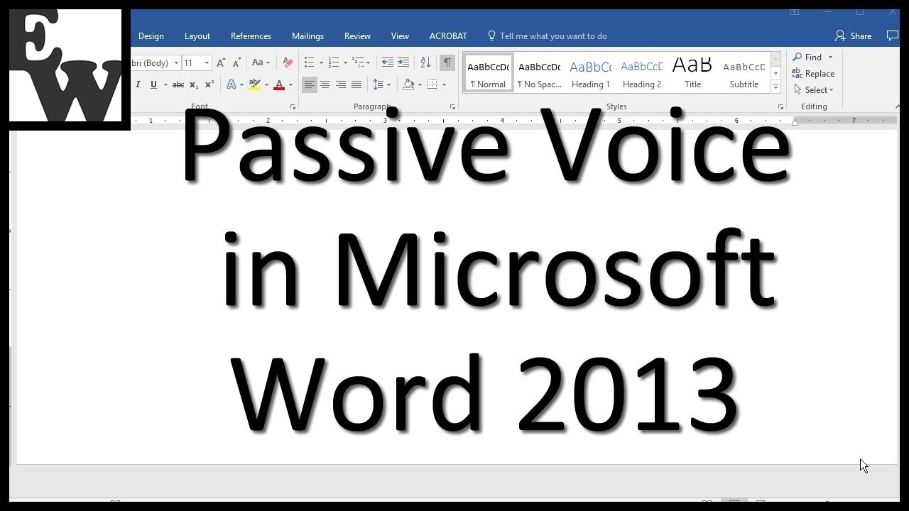 Active to passive voice converter software free online